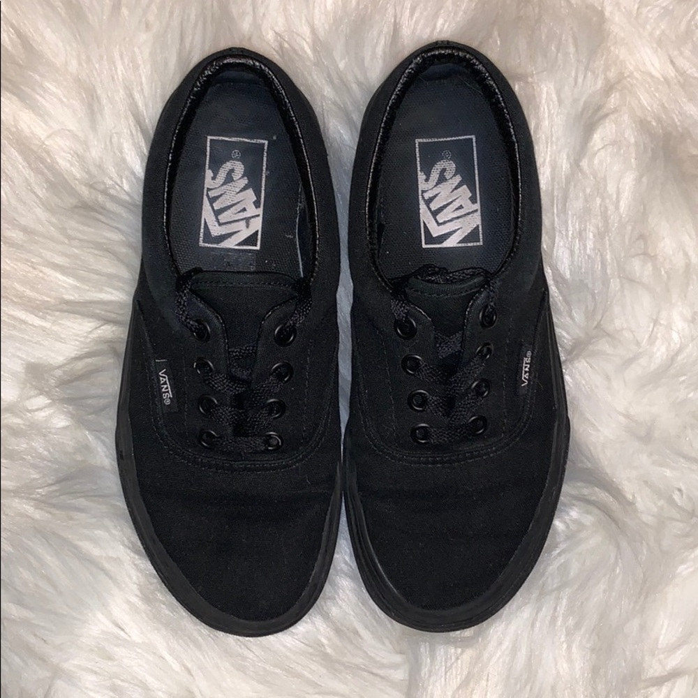All Black Vans